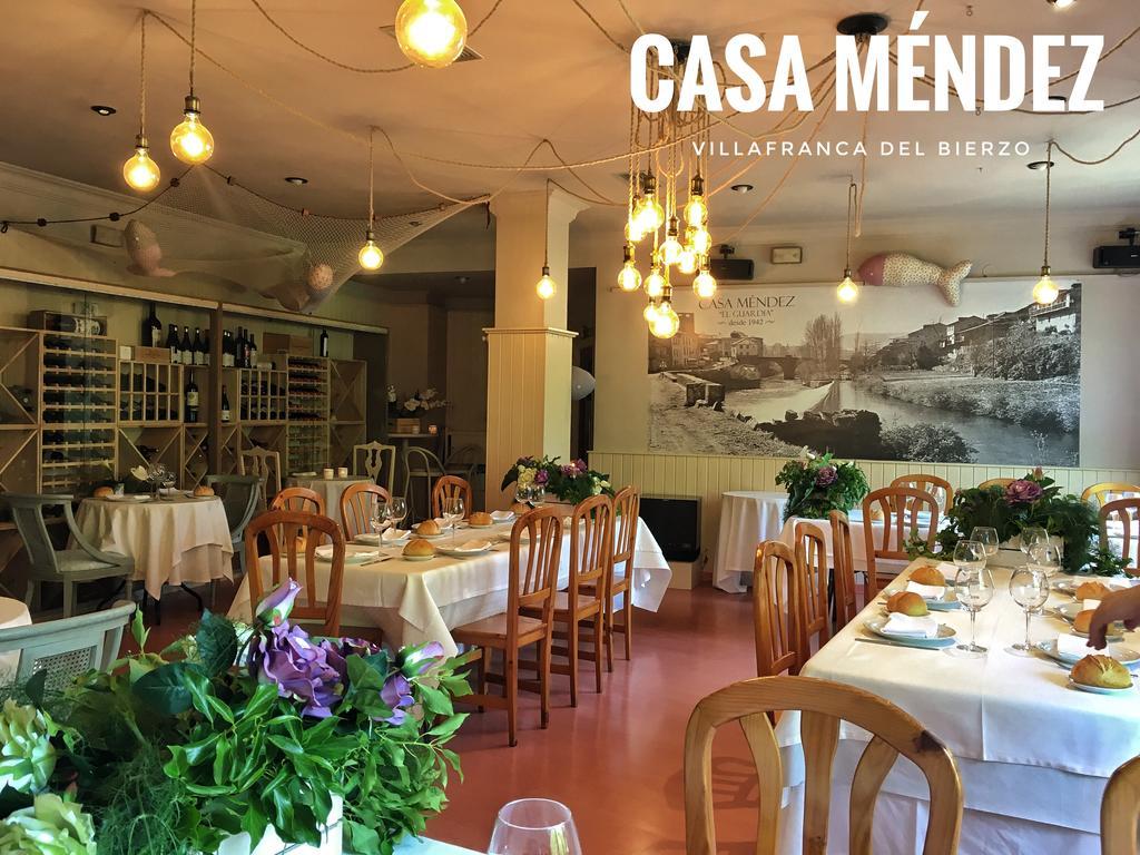 Hostal Restaurante Mendez Villafranca Del Bierzo Eksteriør billede